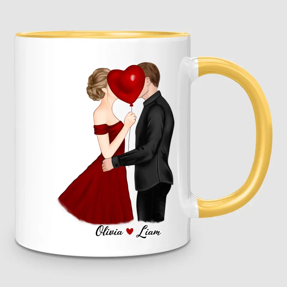 Kissing Couple | Personalised Mug