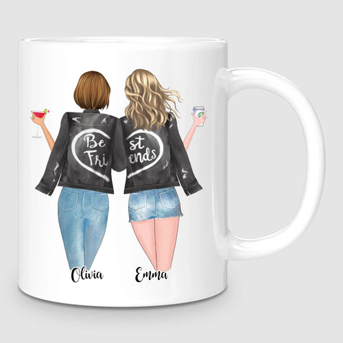 2 Best Friends | Personalized Mug