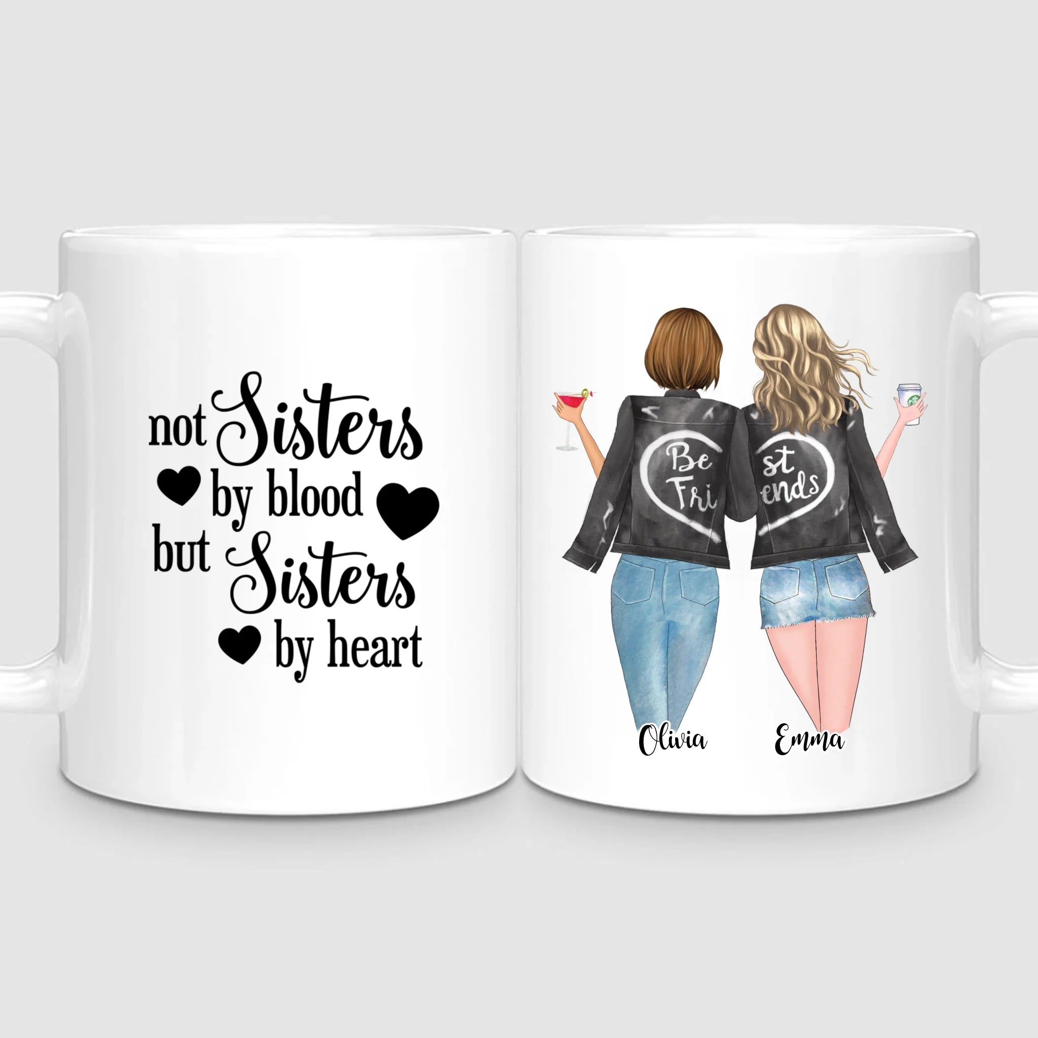 2 Best Friends | Personalized Mug