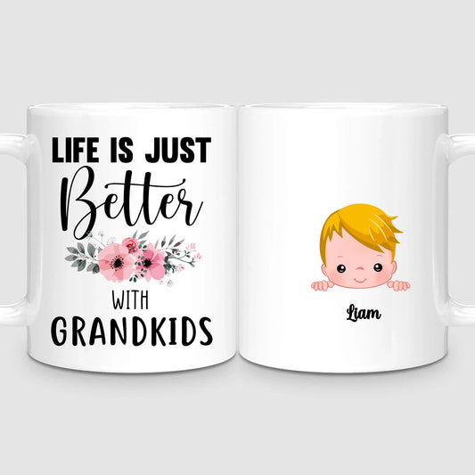 Up to 9 Grandkids | Personalized Mug