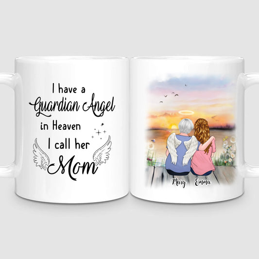 Mom & Daughter - Memorial | Personalized Mug