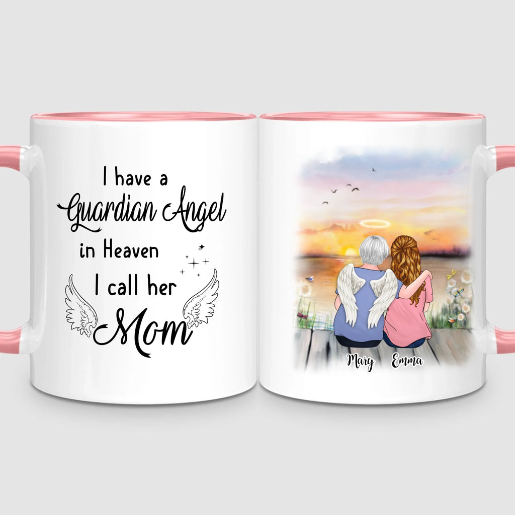 Mom & Daughter - Memorial | Personalized Mug
