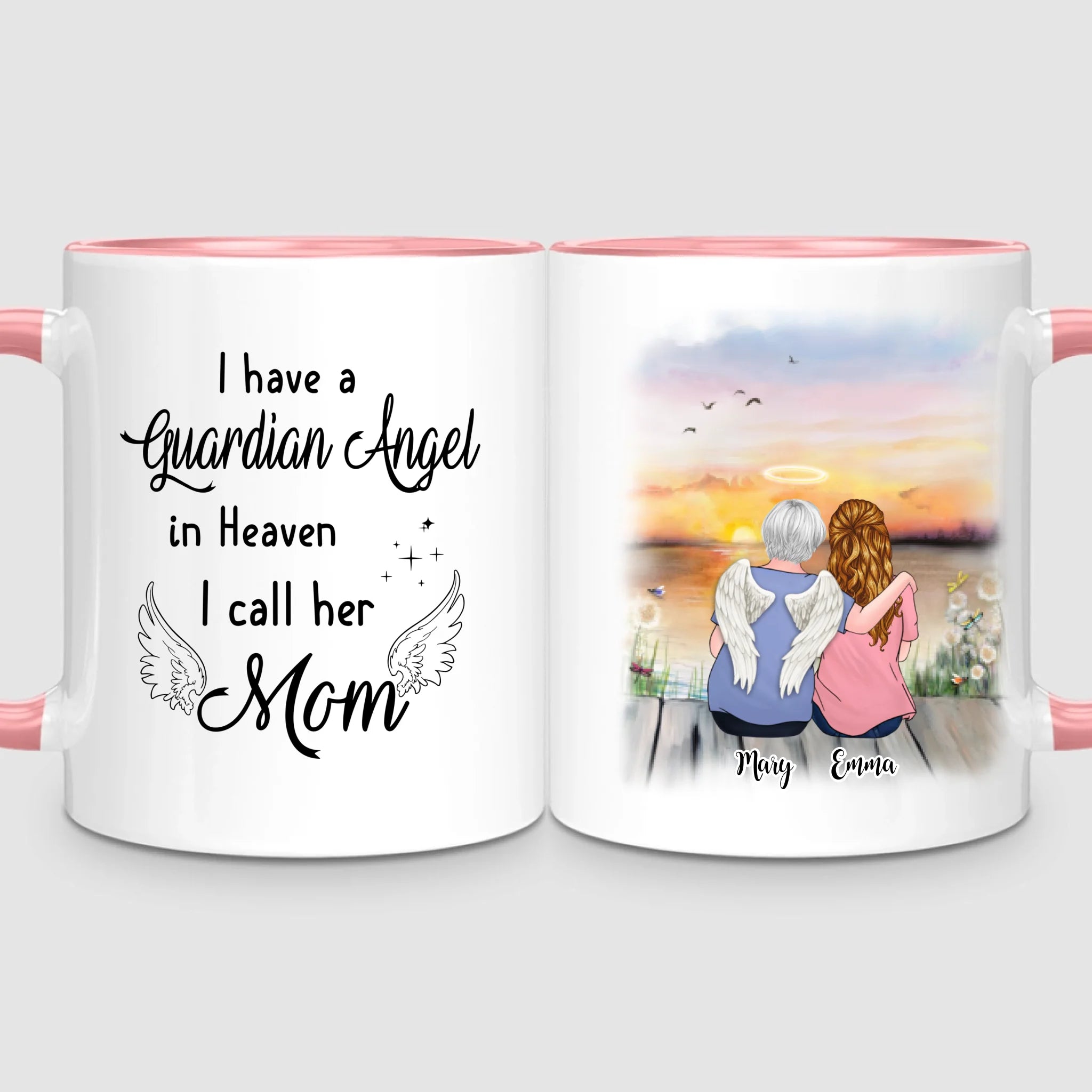 Mom & Daughter - Memorial | Personalized Mug