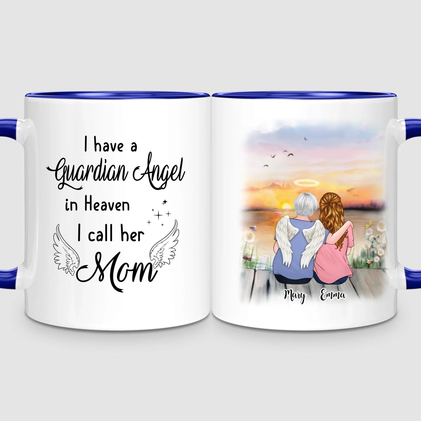 Mom & Daughter - Memorial | Personalized Mug
