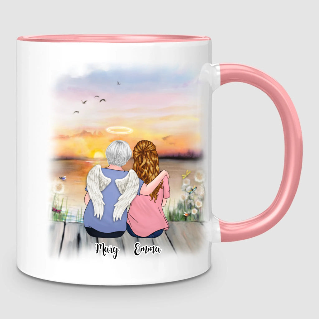 Mom & Daughter - Memorial | Personalized Mug