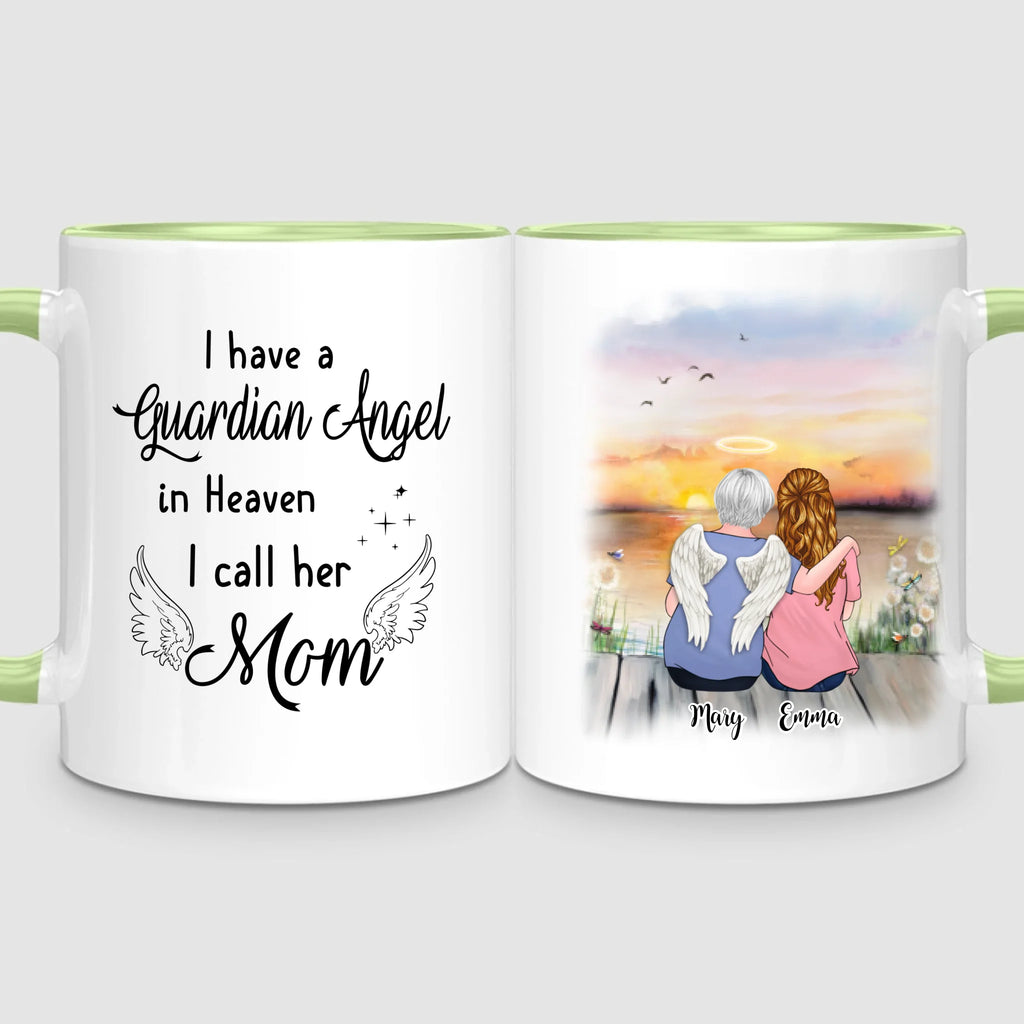 Mom & Daughter - Memorial | Personalized Mug