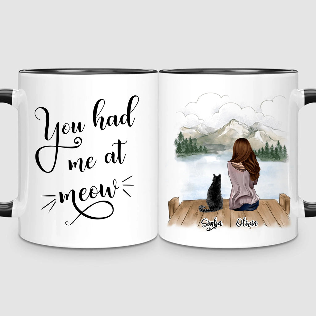 Girl & Cats | Personalized Mug