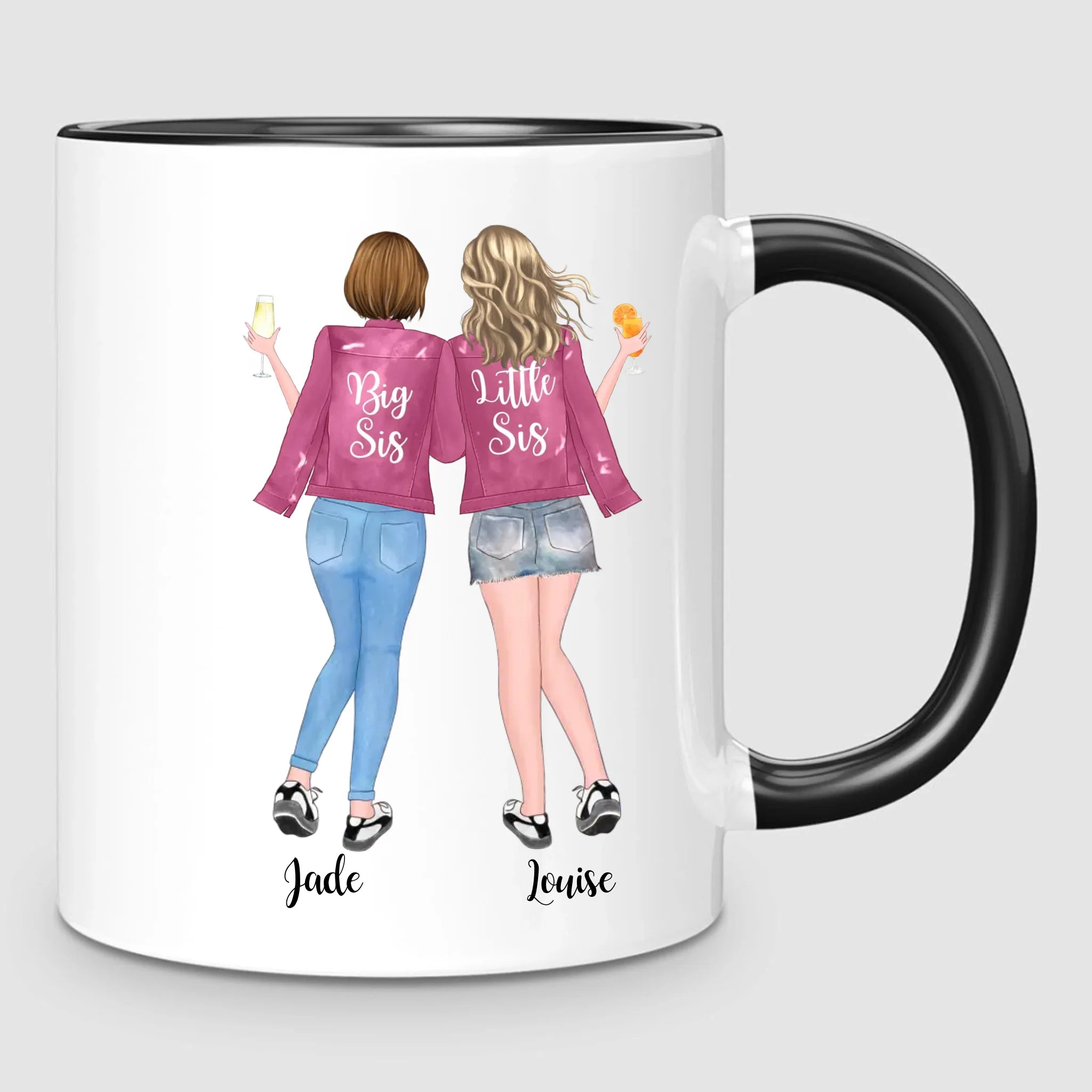 Up to 5 Sisters | Personalized Mug