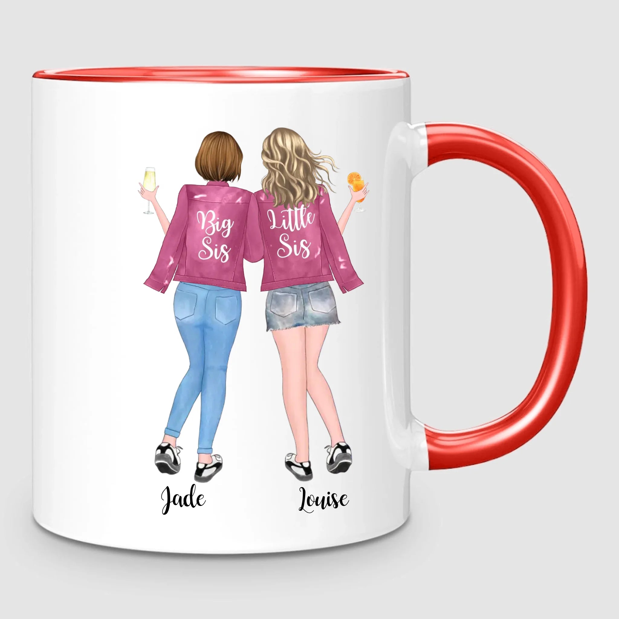 Up to 5 Sisters | Personalized Mug