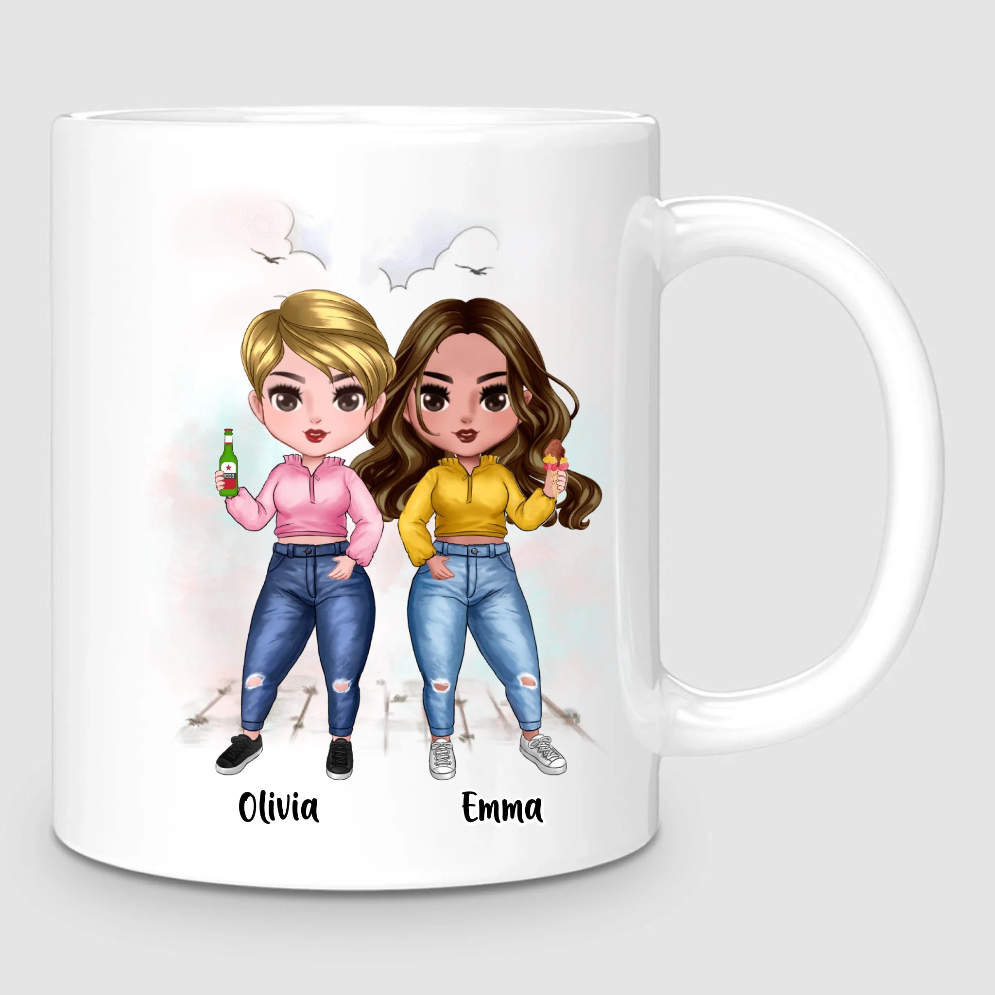 Up to 7 Sisters | Personalized Mug