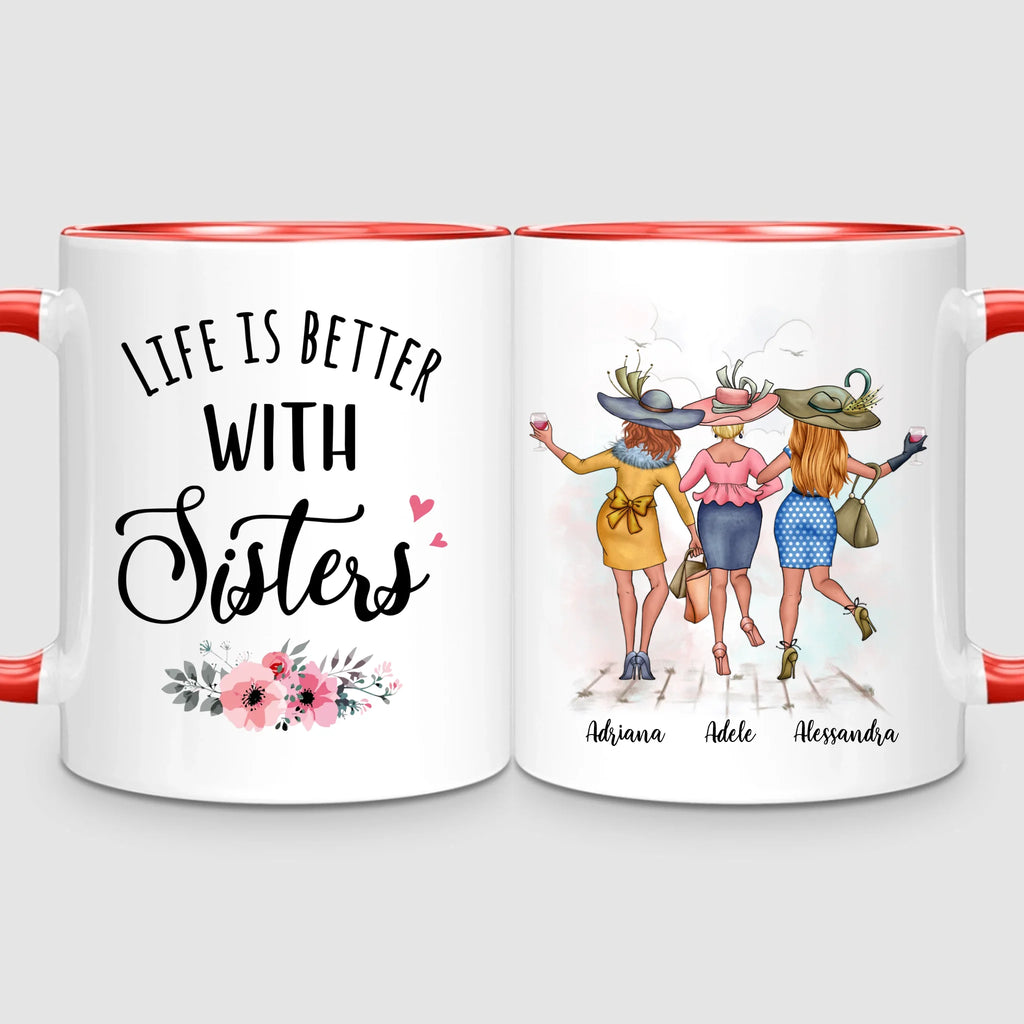 3 Chic Sisters | Personalized Mug