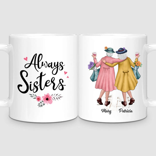 2 Timeless Sisters | Personalized Mug