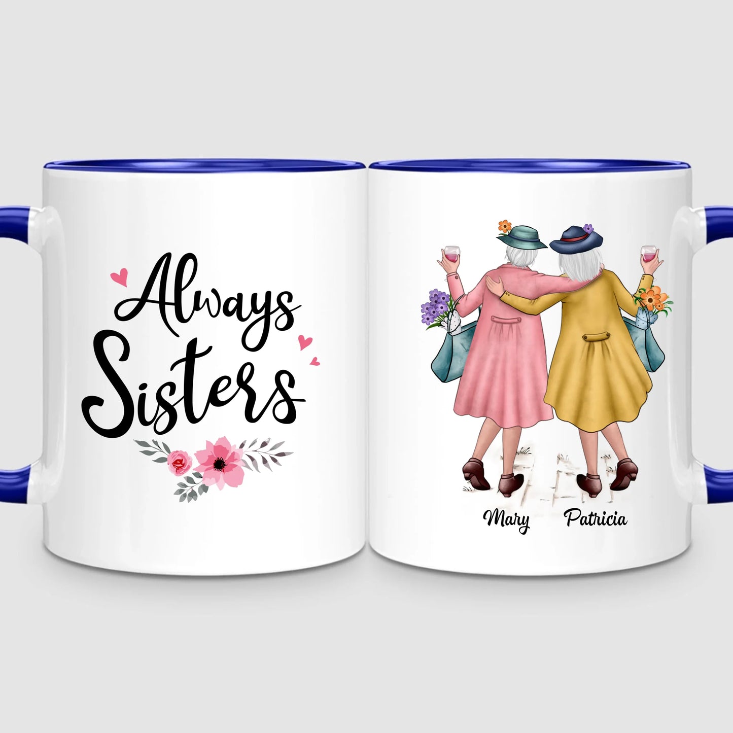 2 Timeless Sisters | Personalized Mug