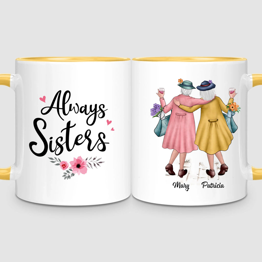 2 Timeless Sisters | Personalized Mug