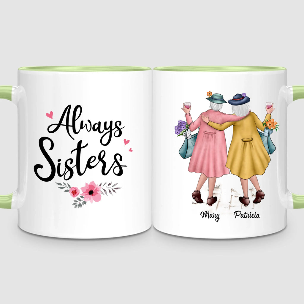 2 Timeless Sisters | Personalized Mug