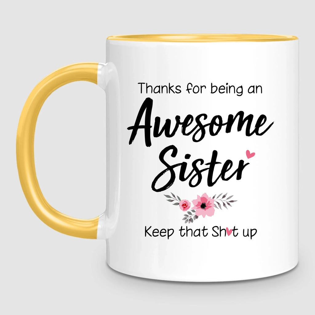 2 Awesome Sisters | Personalized Mug
