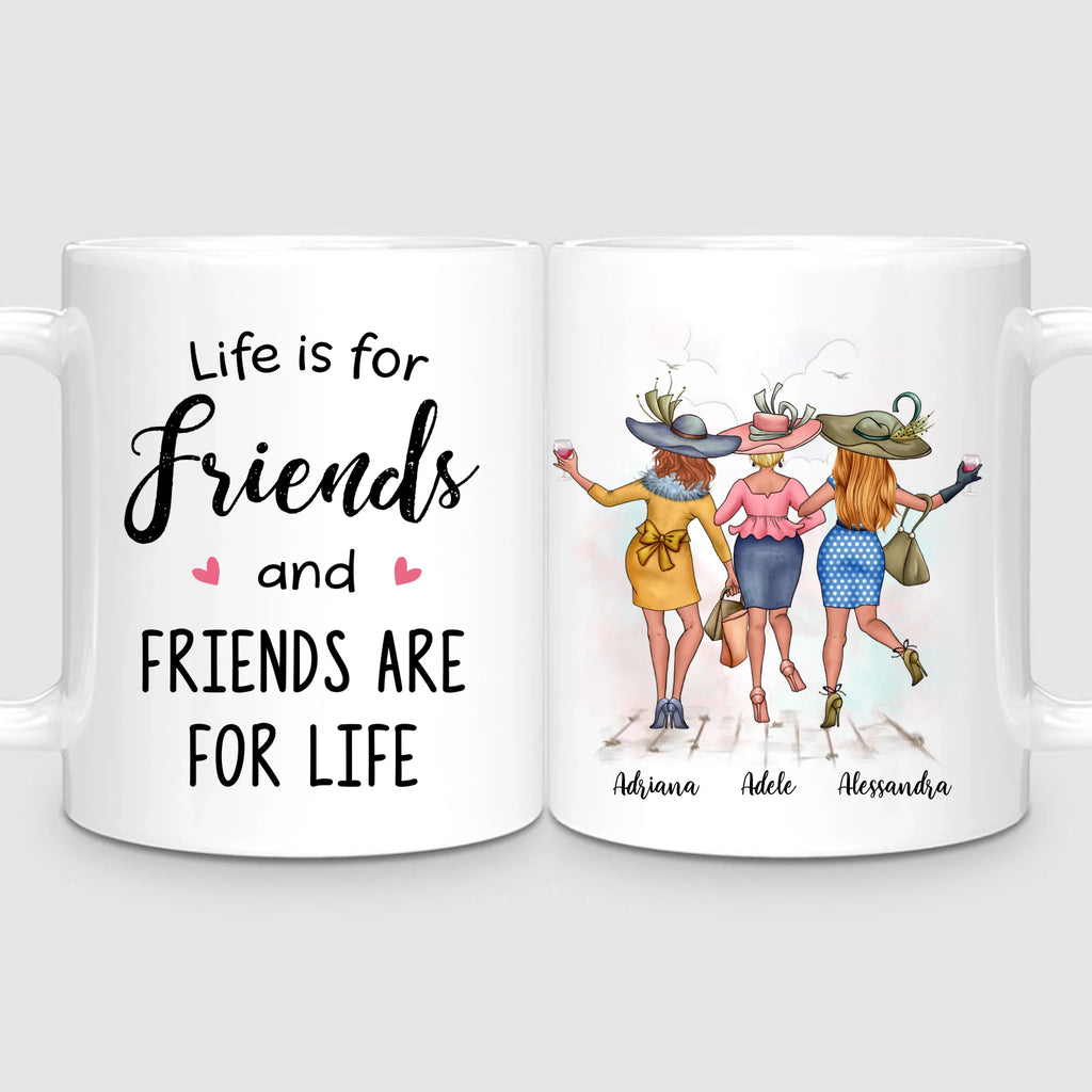3 Chic Besties | Personalized Mug