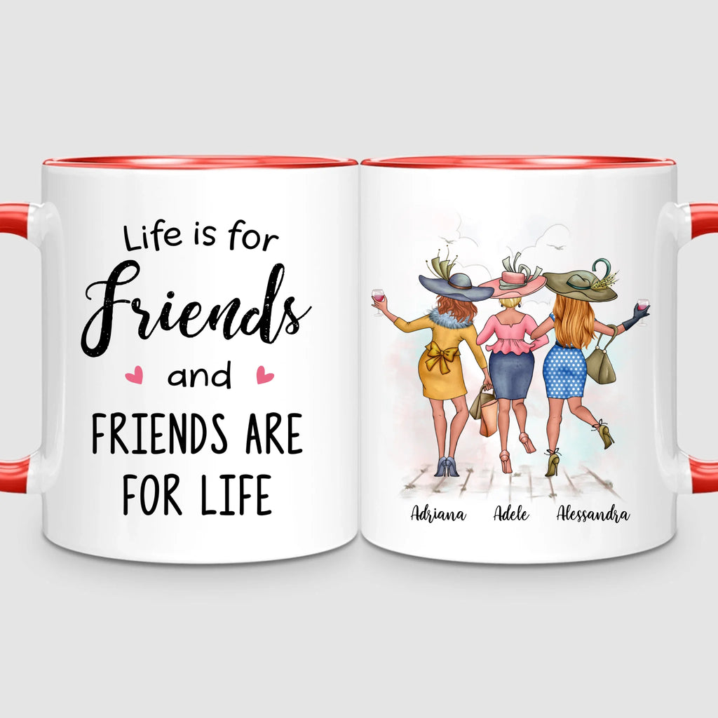 3 Chic Besties | Personalized Mug