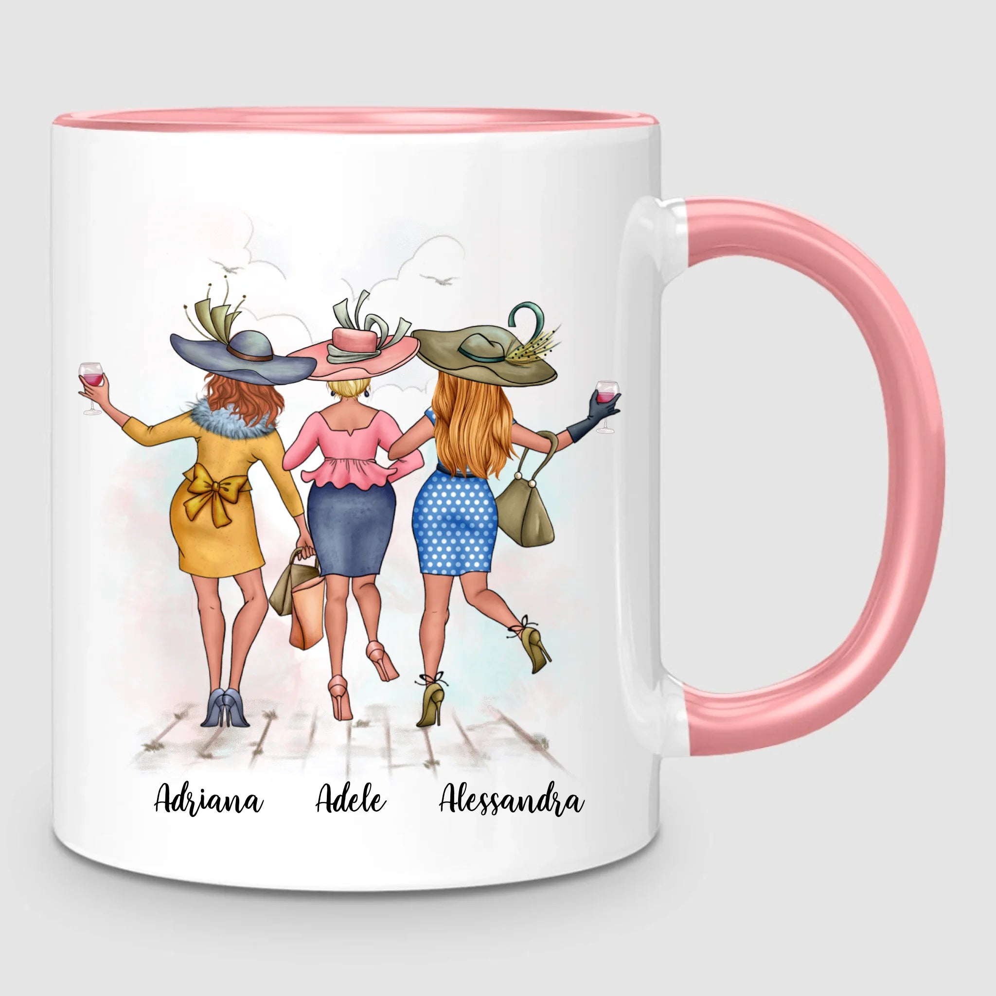3 Chic Besties | Personalized Mug