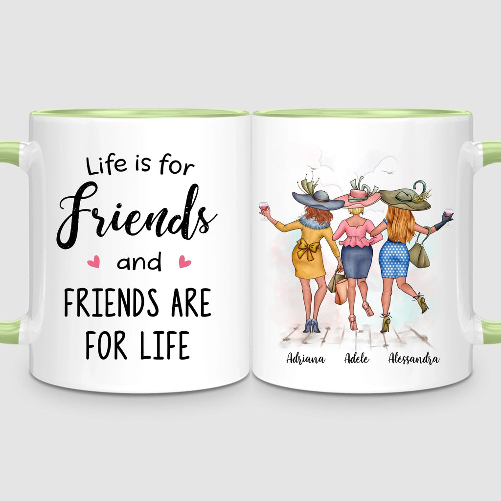3 Chic Besties | Personalized Mug
